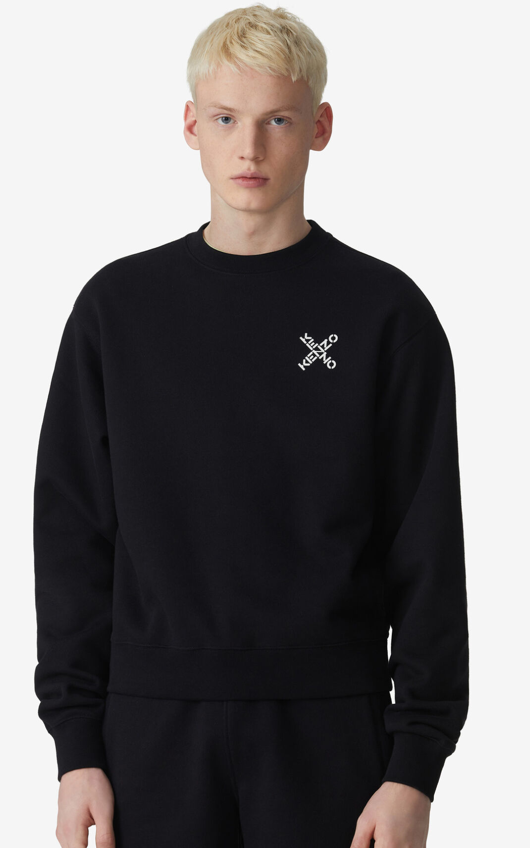 Sudadera Kenzo Sport Little X Hombre Negras - SKU.7702154